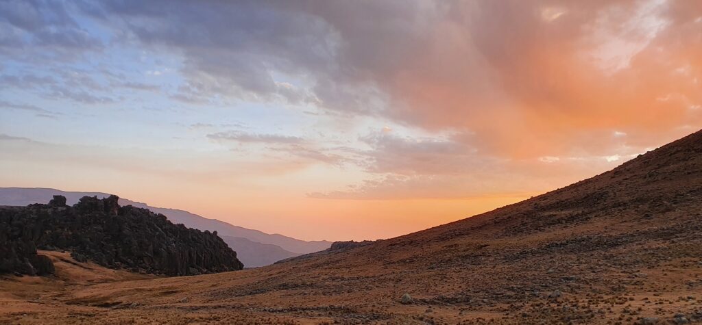 Coucher de soleil sur Hatun Machay